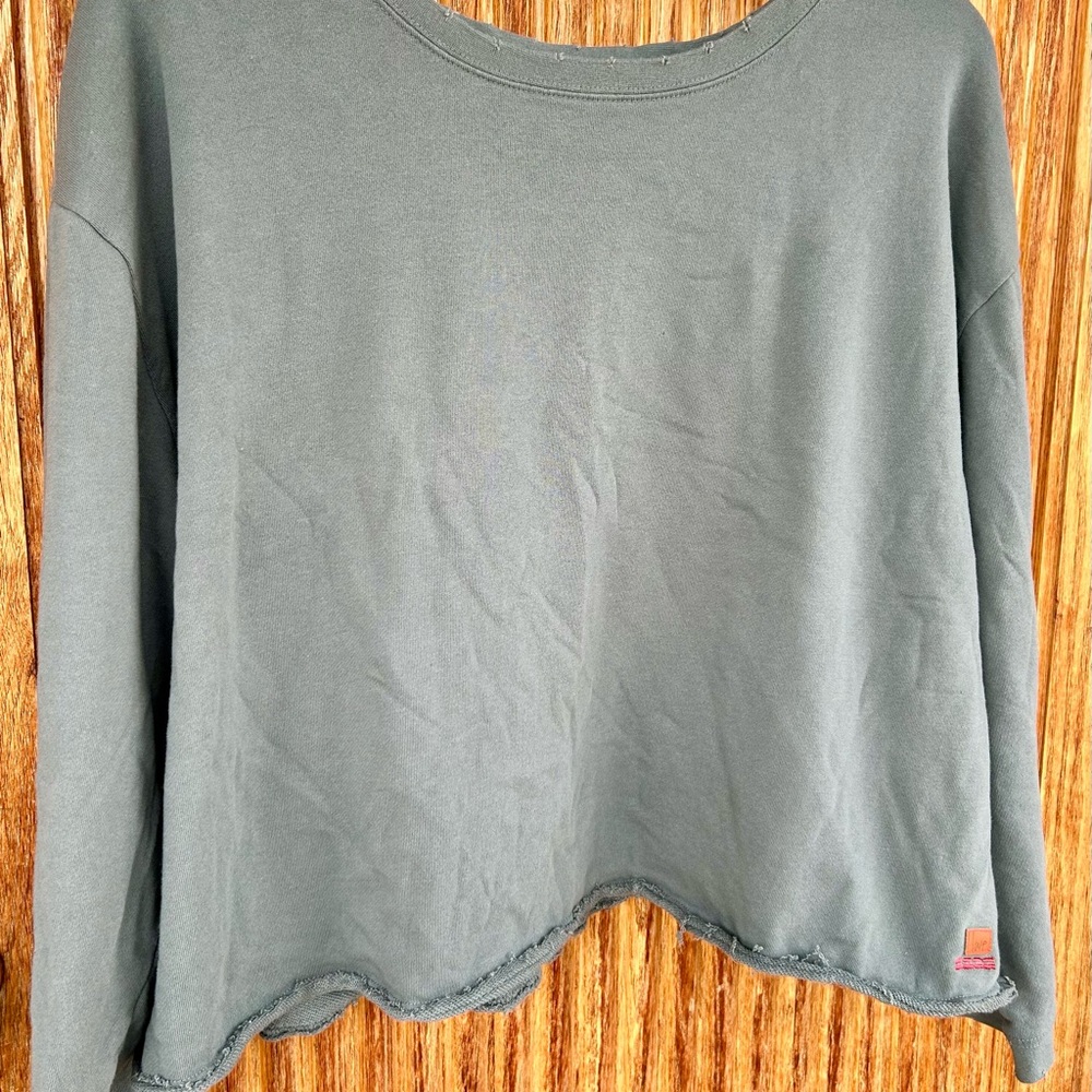 Peace Love World Sage Sweatshirt